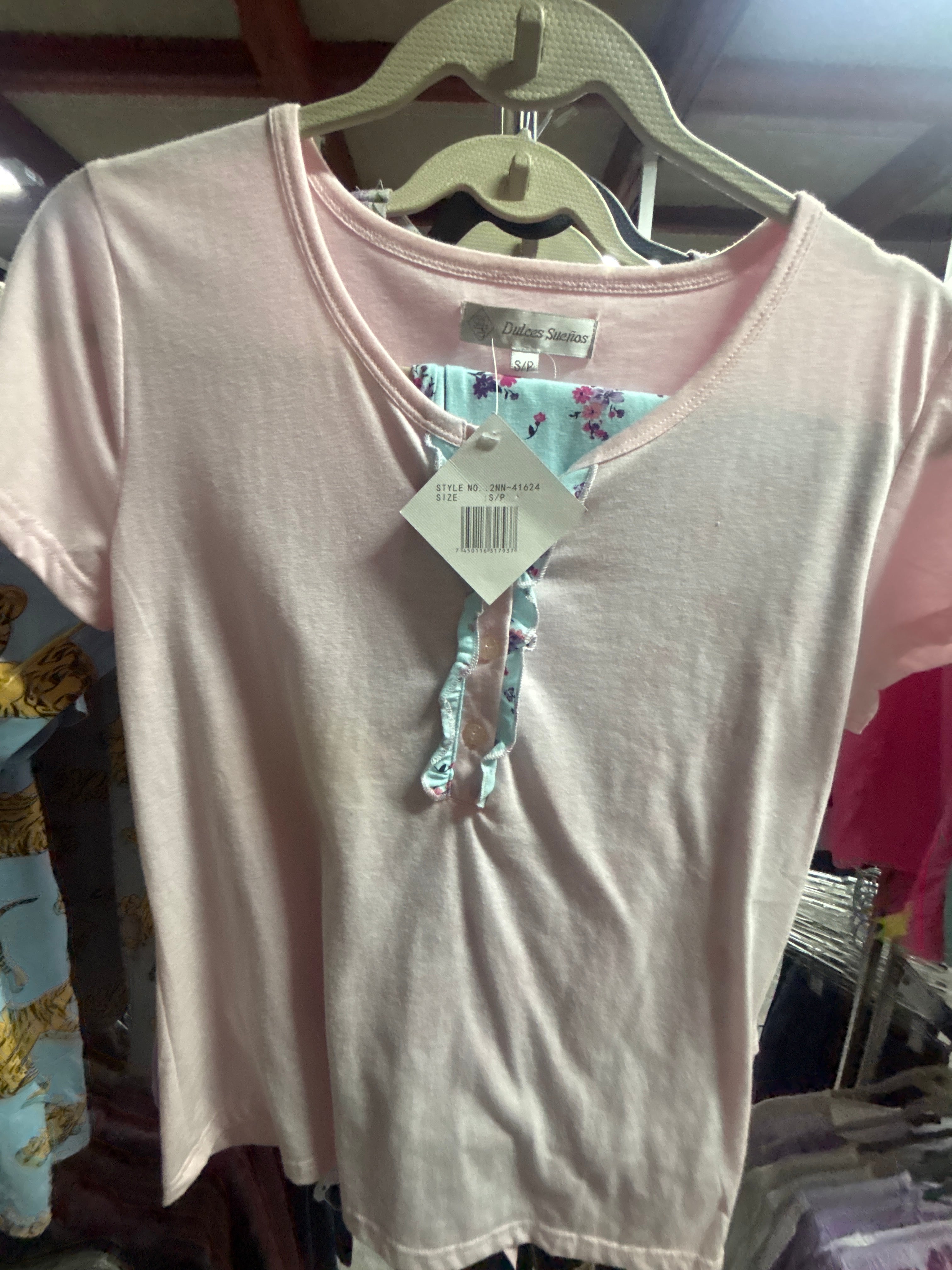 Pijama manga corta