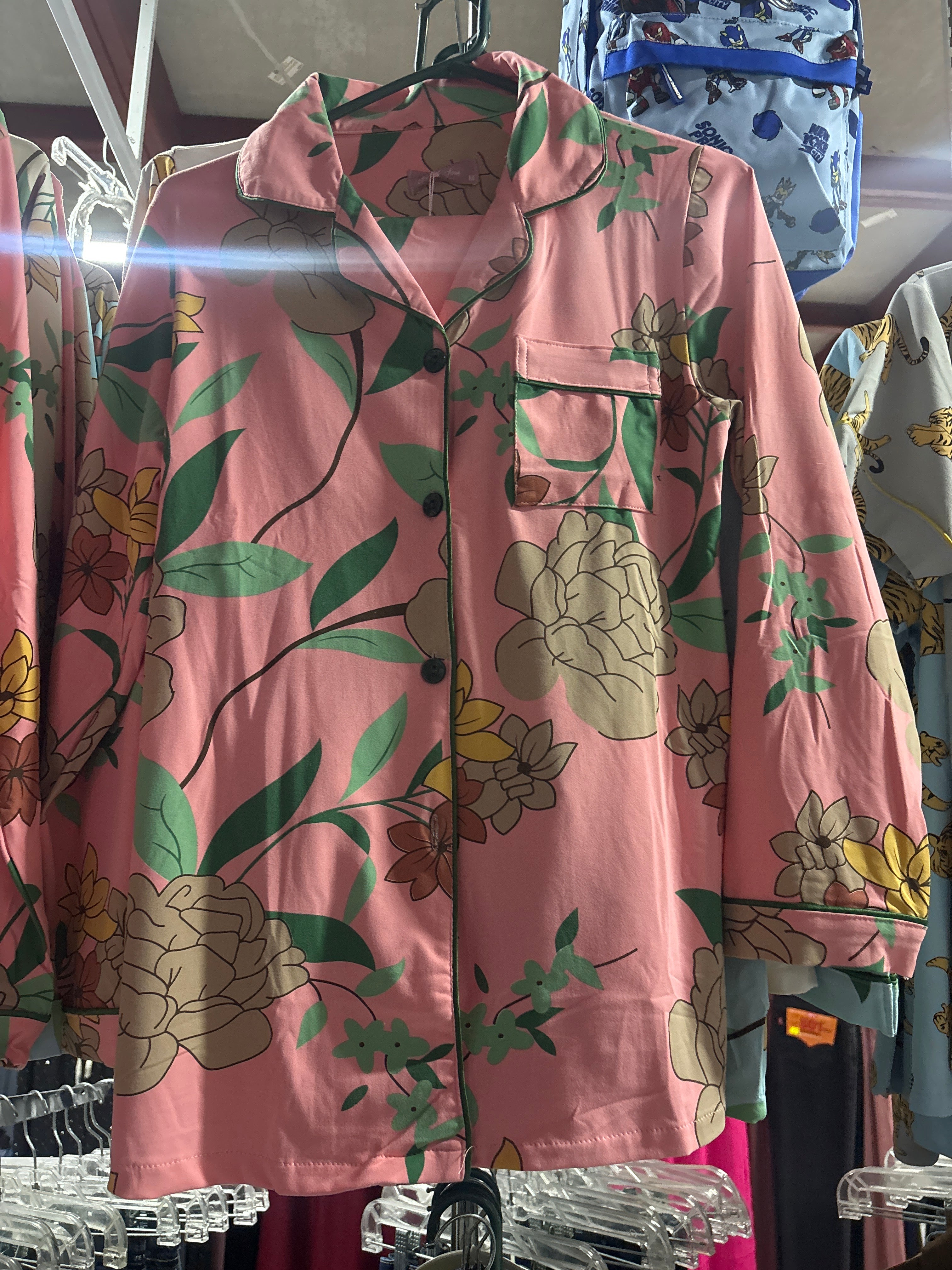 Pijama manga larga￼