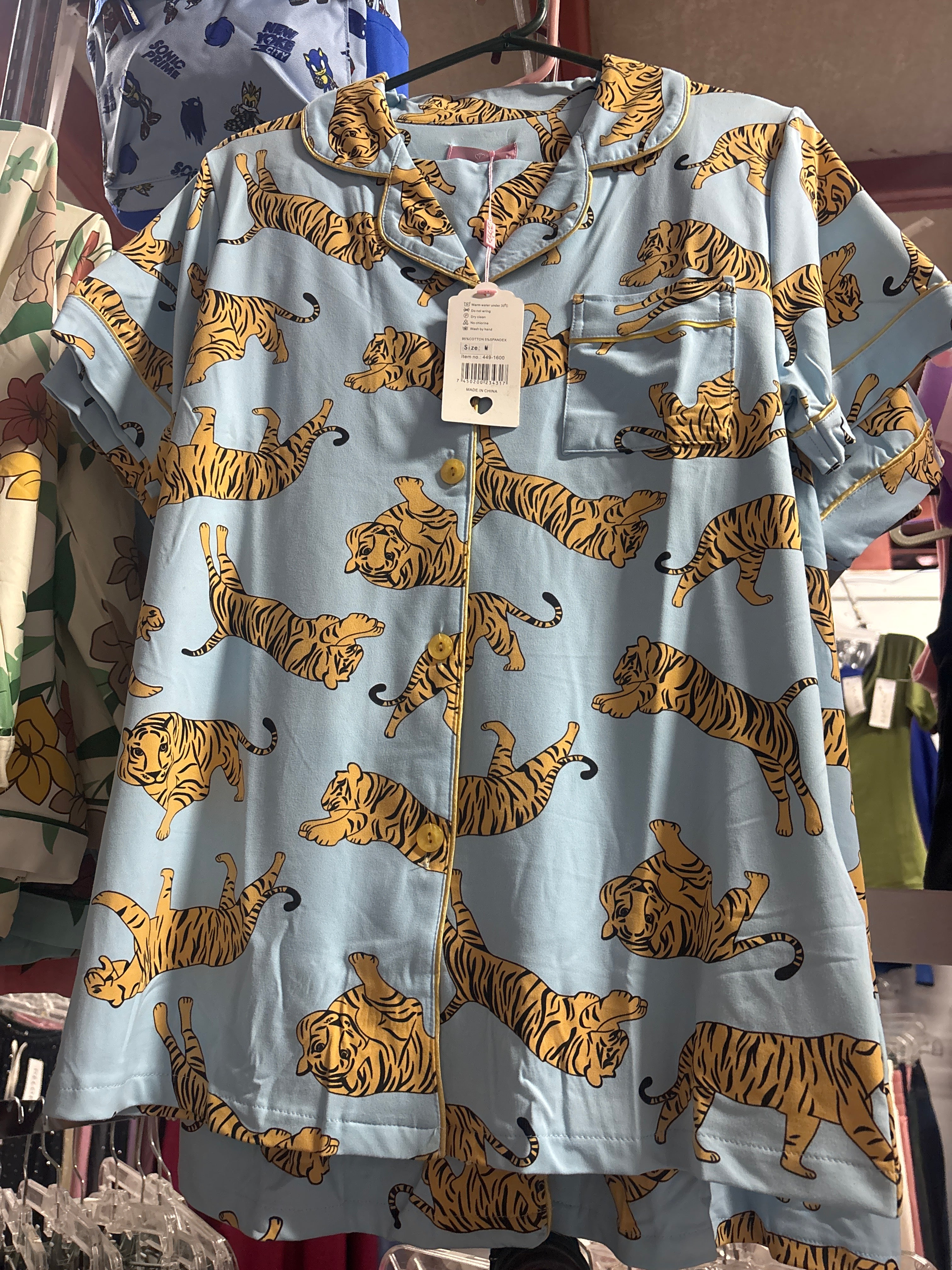 Pijama manga corta