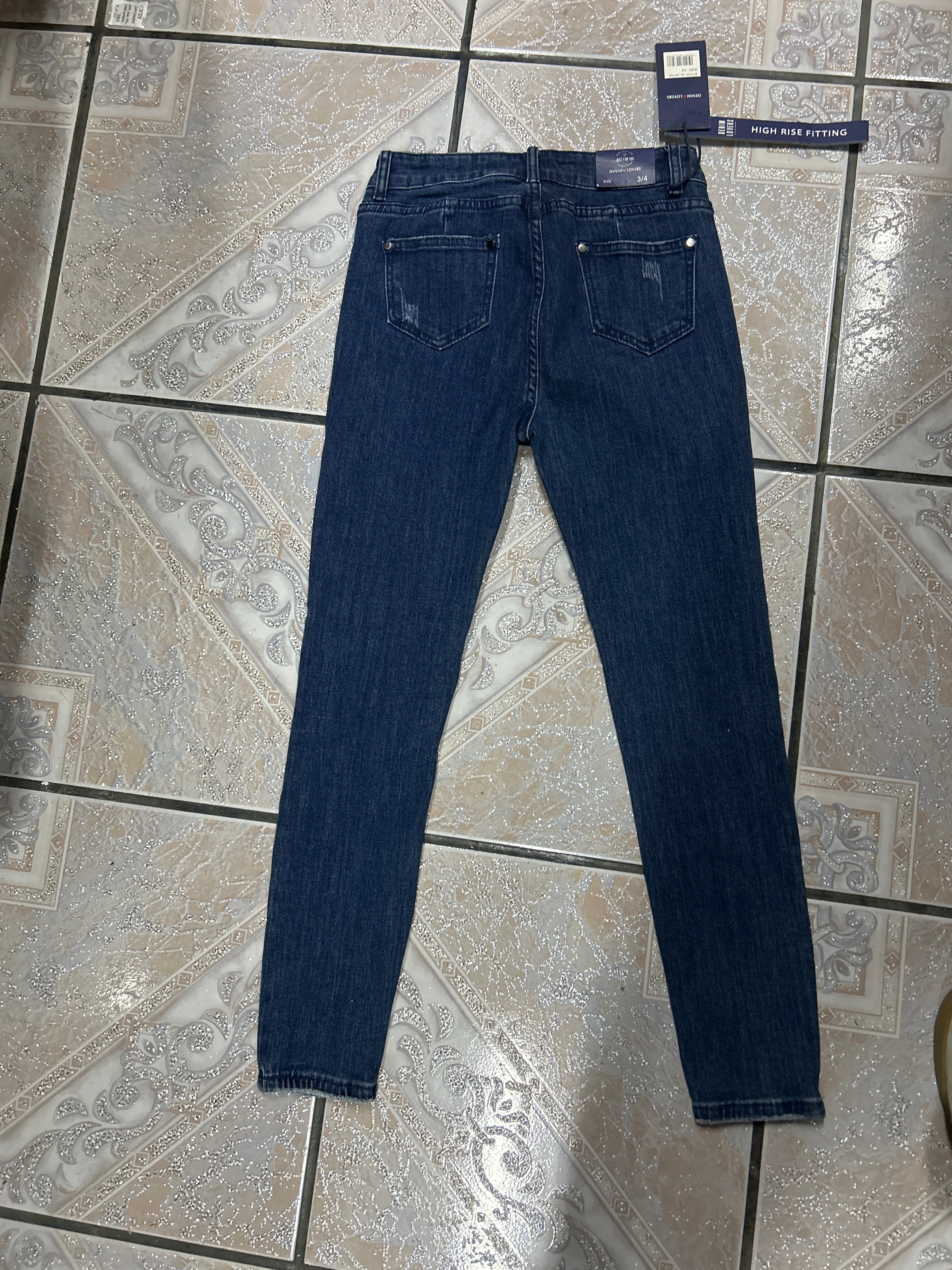 Jeans de mezclilla tiro alto Fortino para amantes de la mezclilla