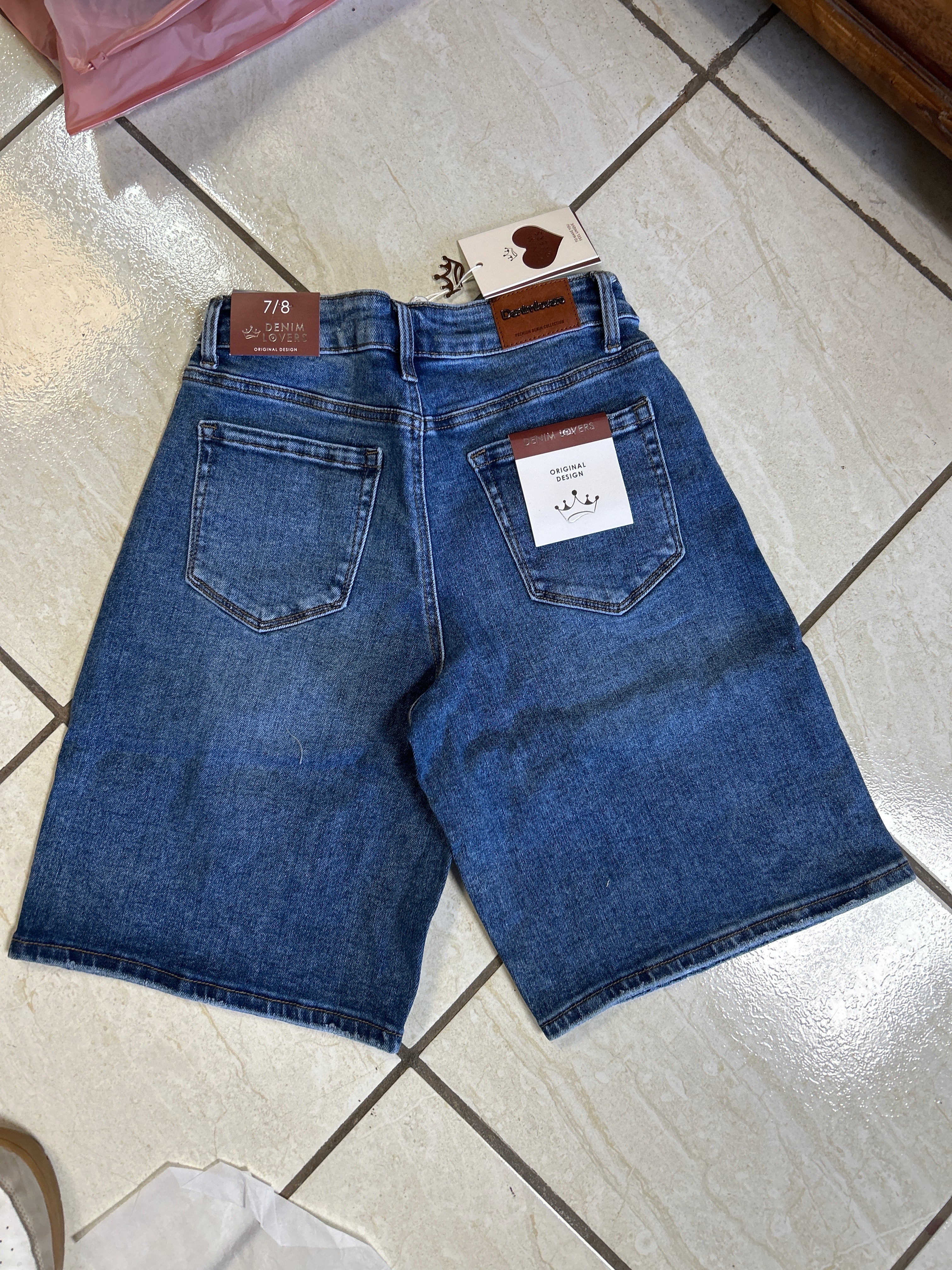 Bermudas de mezclilla para mujer