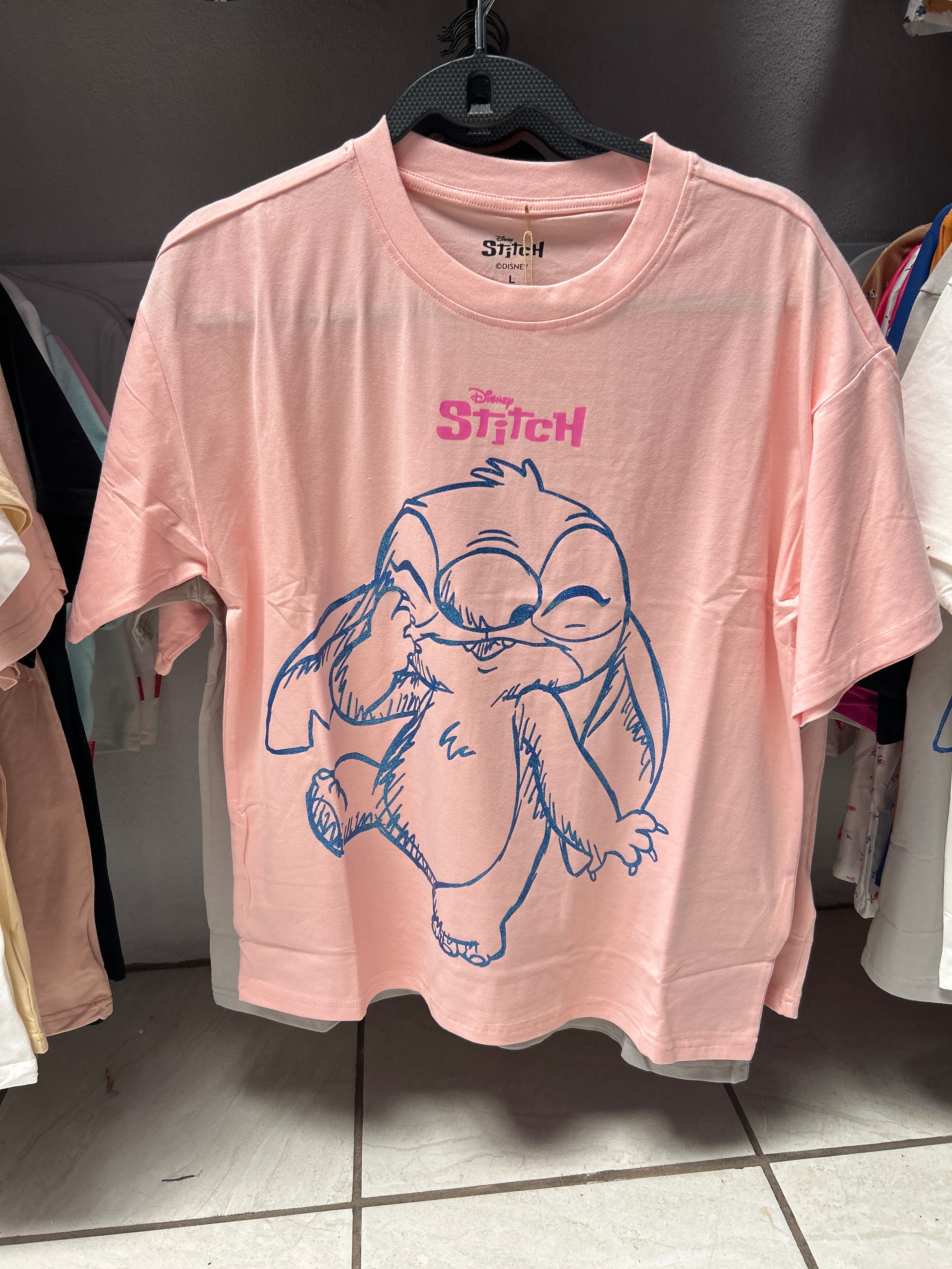 Blusa oversize de Stitch