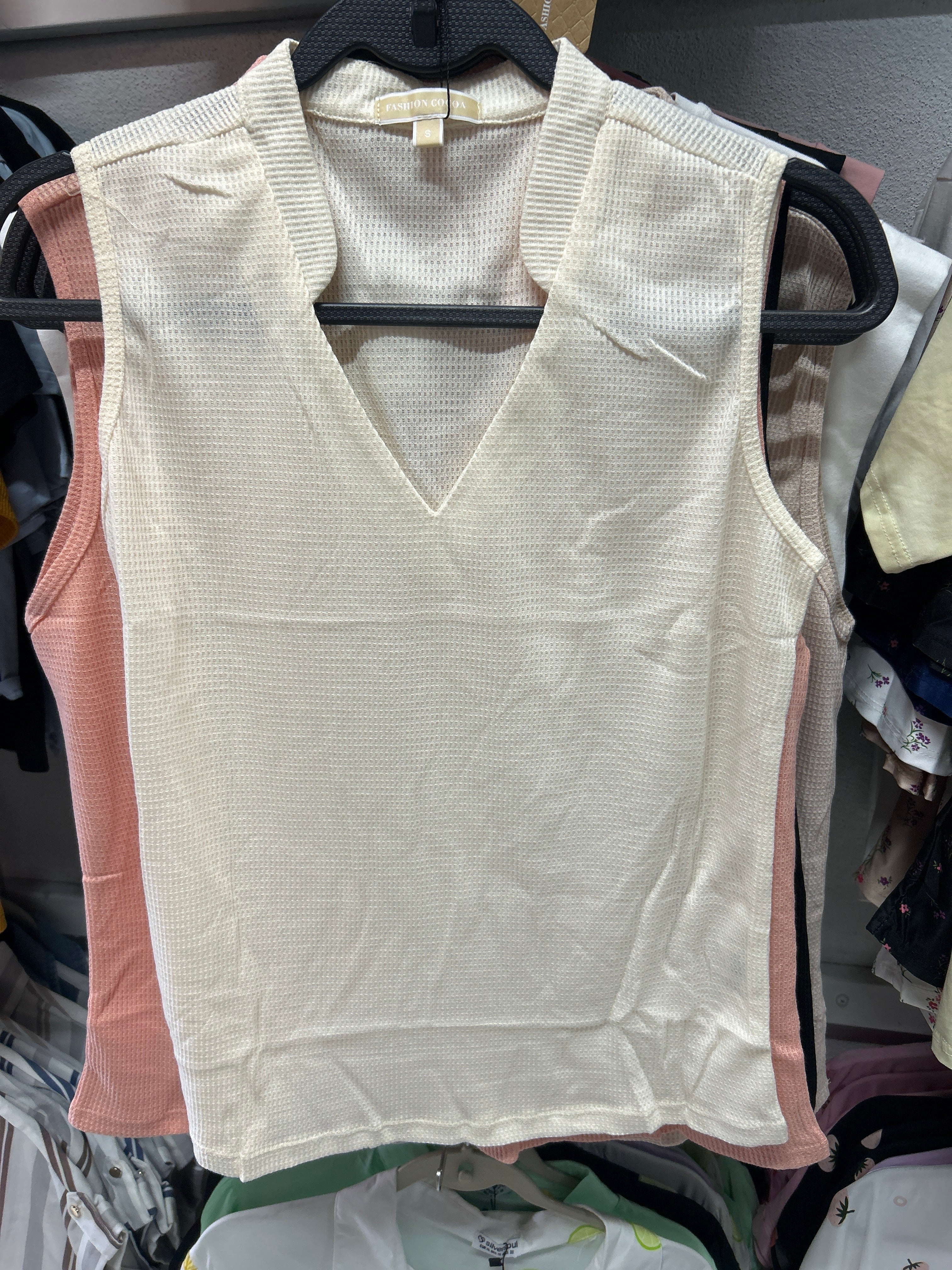 Cocoa Sleeveless Blouse