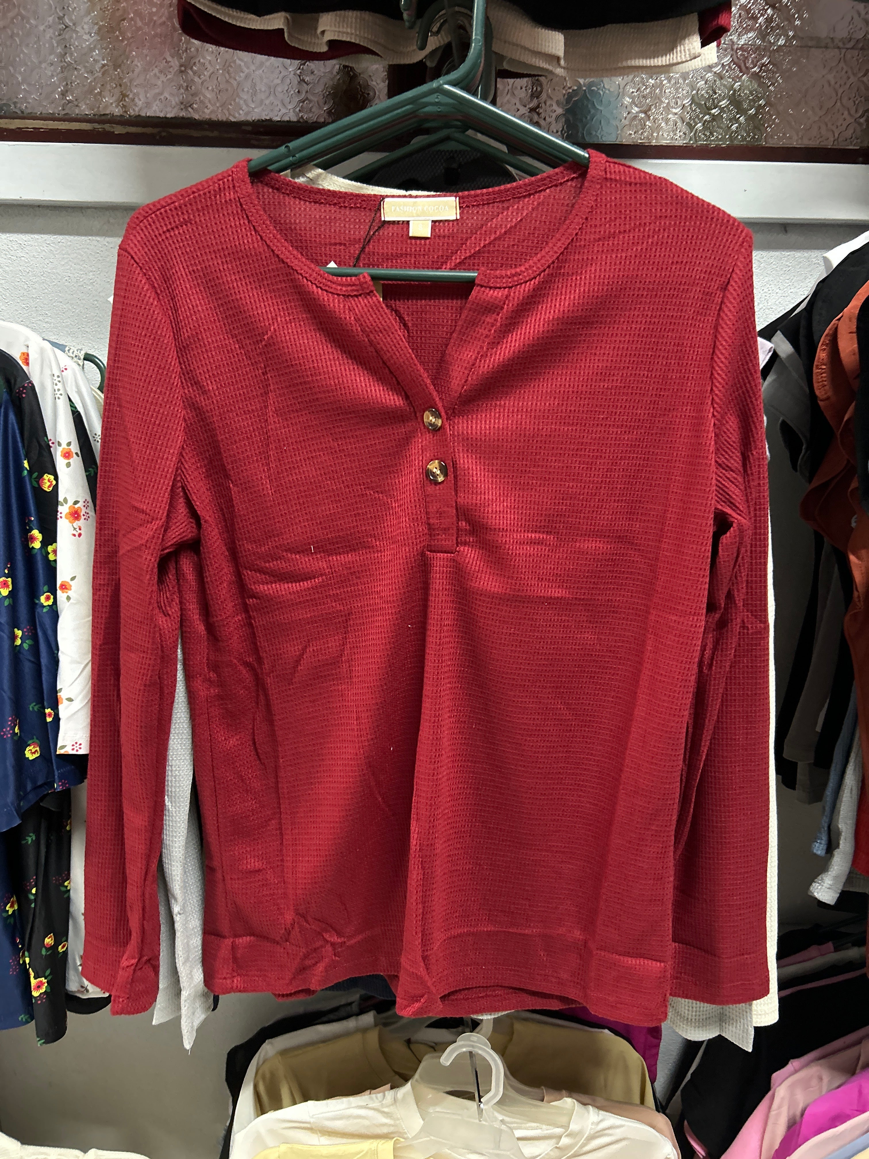 Blouse Long Sleeve Texture