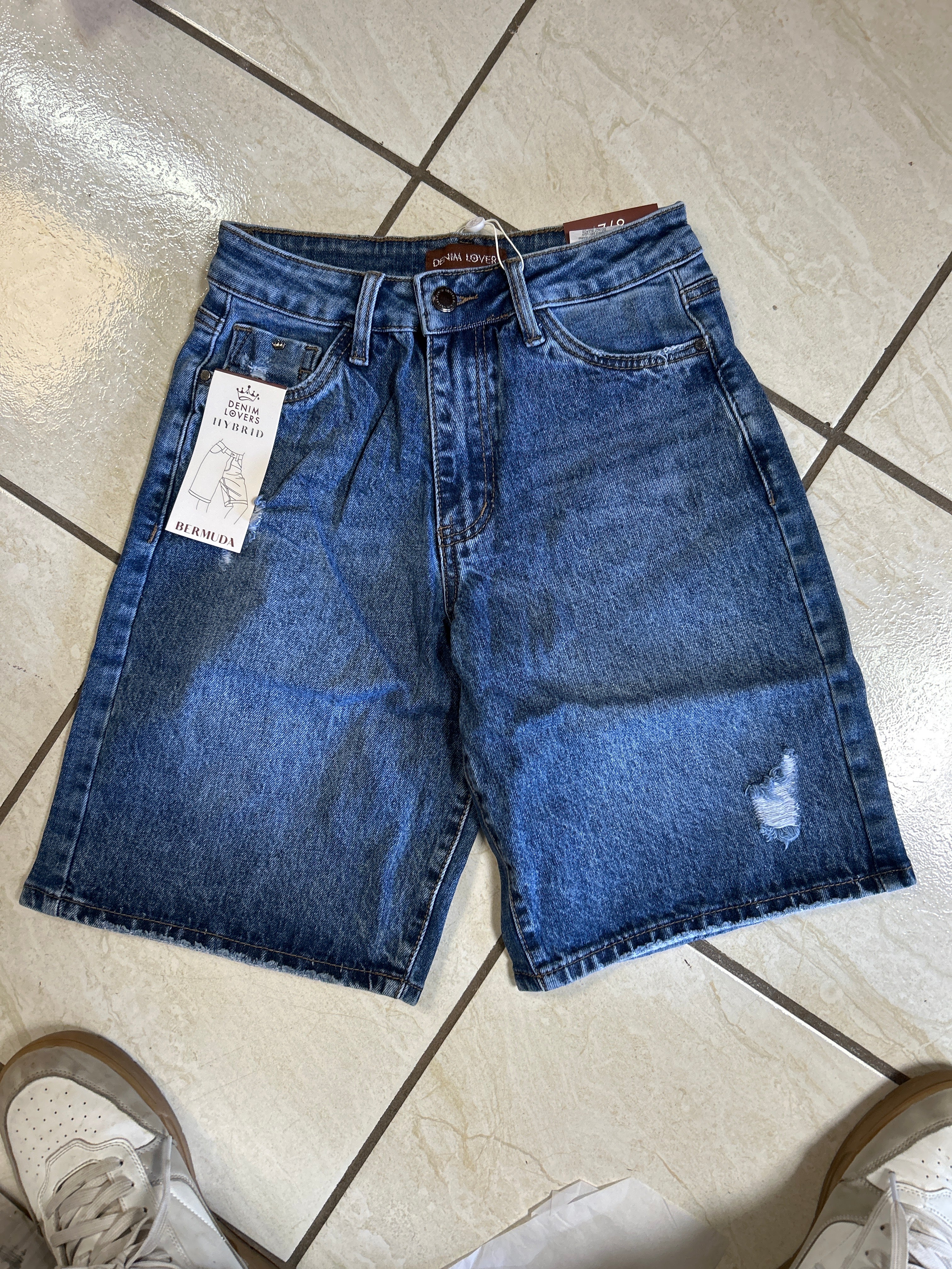 Bermudas de mezclilla para mujer
