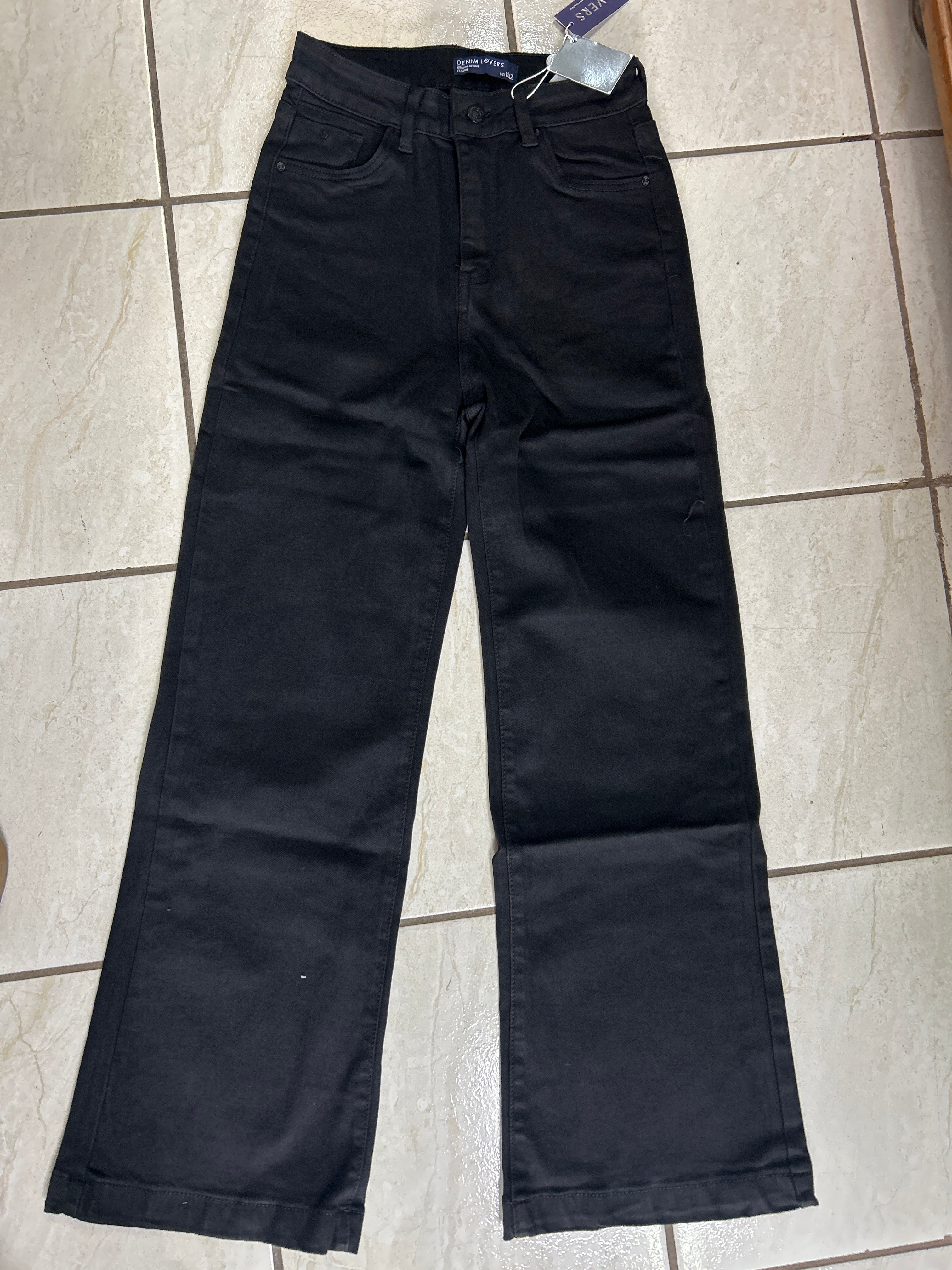 Jeans Negro Denim Lovers Wide Leg