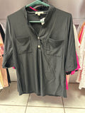 Blouse Casual Chinese Collar