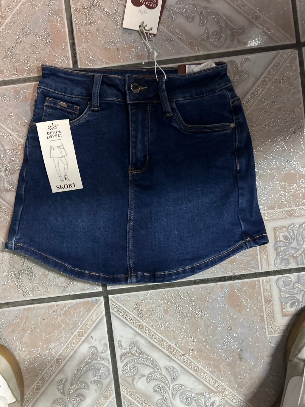 Short Enagua Skort Denim Lovers