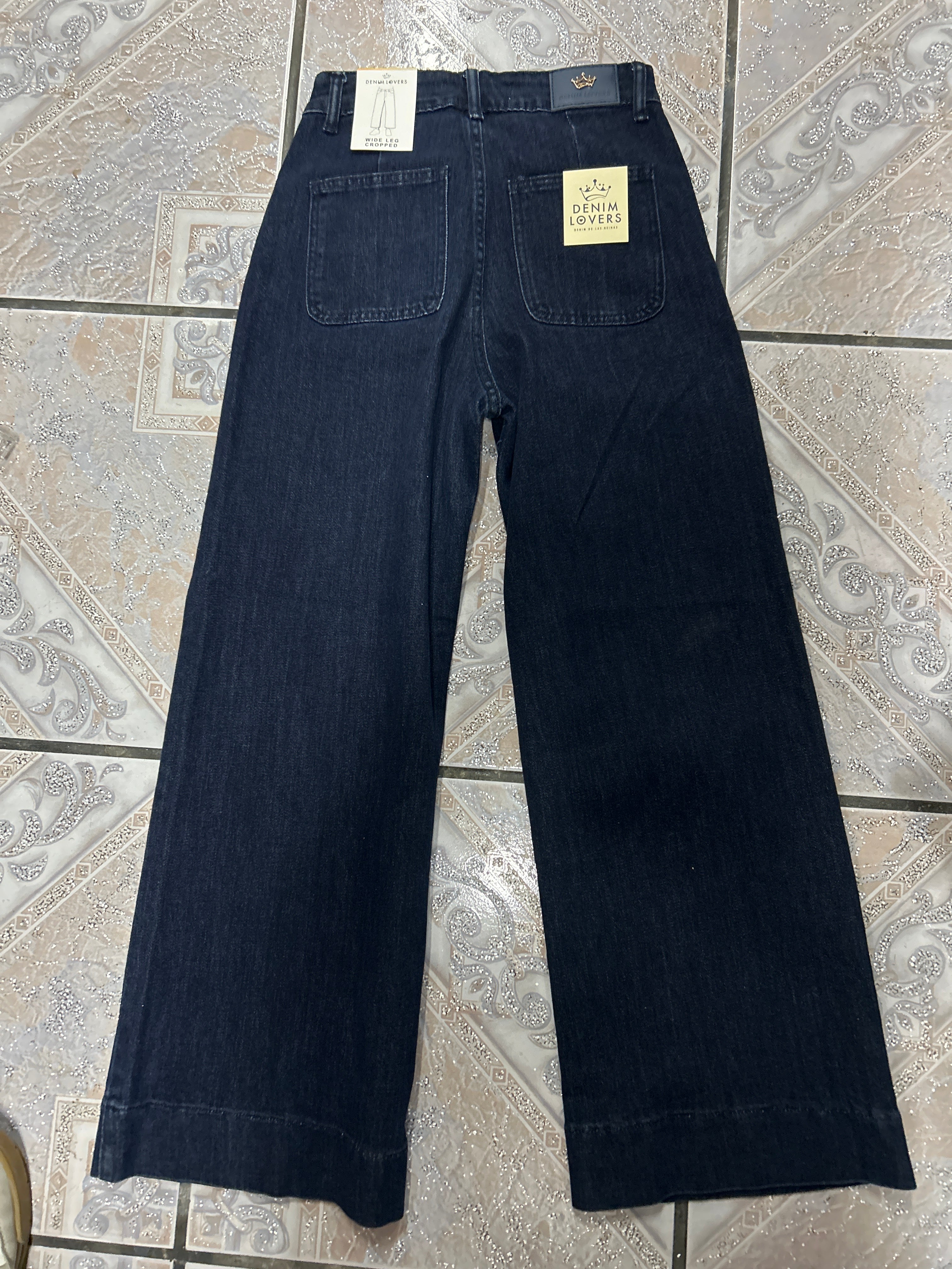 Jeans Denim Lovers Wide Leg Cropped