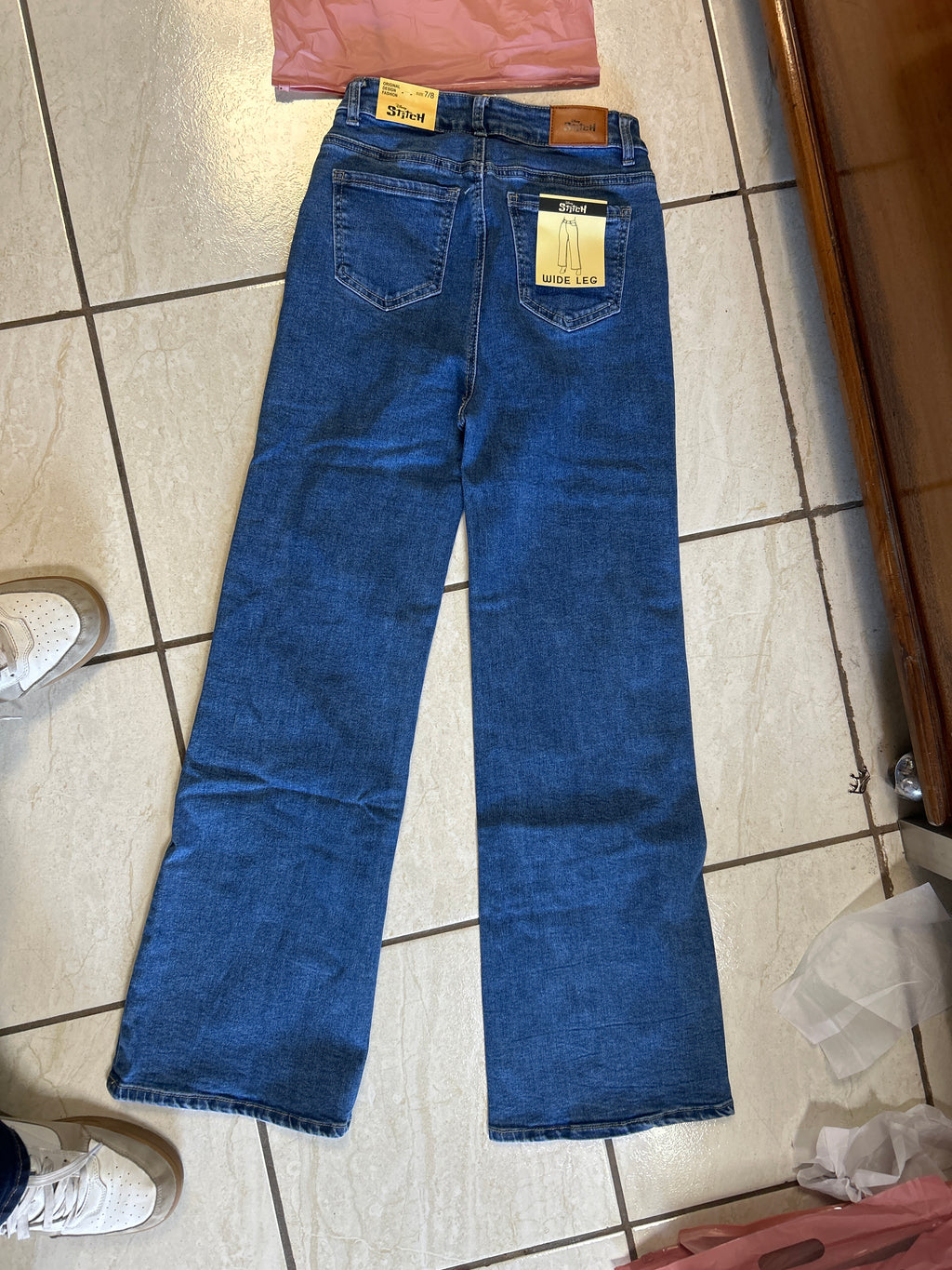 Jeans Stitch Wide Leg