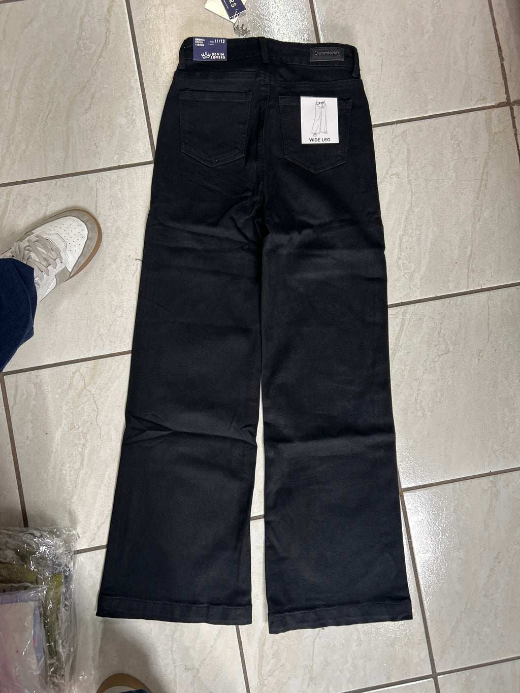 Jeans Negro Denim Lovers Wide Leg