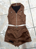 Conjunto Zipper Premium Gamuza