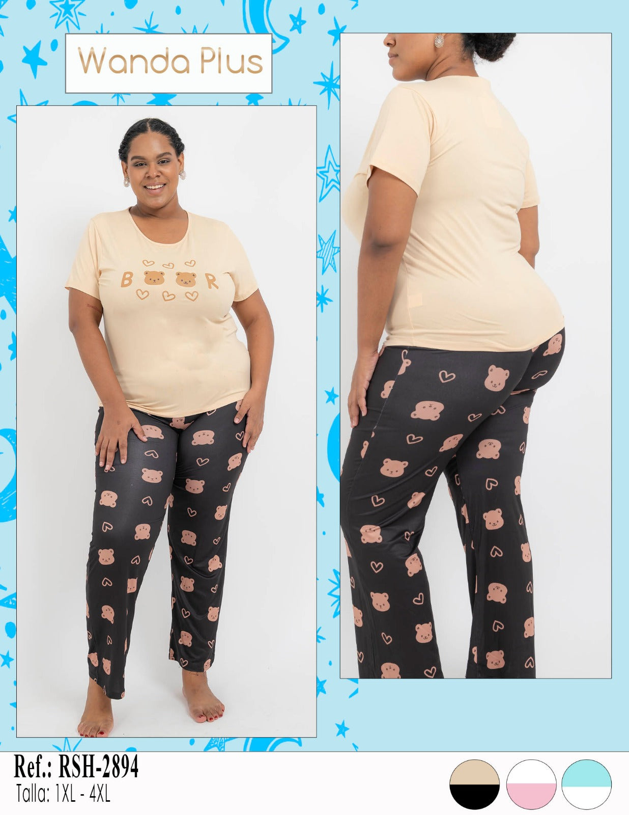 Pijama Plus Pantalón Largo